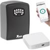 Xcase cassaforte per chiavi: Mini-Cassaforte per Chiavi, con App e Gateway WLAN, Bluetooth, App (telecomandata, con, wifi)