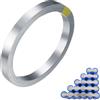 QHFlashbuy QHFalashbuy Nastro di Puro Nickel,0.15 * 8MM x 10M Nichel Striscia Nastro In Nichel,Nastro Nichel Accessori per Saldatura per Connettere Delle Batterie Spot Welding 18650,14500,Nastro Nichelato