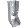 TORVON Staffa per travi per interni, zincata a caldo, connettore in legno, supporto per travi in legno, sedia da tetto, carport, pergola (70 x 155 x 75 x 2,0 mm)