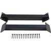 Letturn 2 staffe di supporto ad angolo di 45 gradi per kit pergola, connettore in acciaio resistente con viti staffe di supporto per gazebo, ponti, cabine e strutture in legno