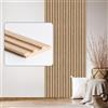 Haak Set di 3 pannelli da parete e soffitto Desiwa in rovere naturale, 10,7 x 252 cm