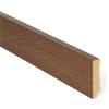 Haak Desiwa - Battiscopa, set da 3 pezzi, in rovere marrone, 8 x 230 cm, effetto legno MDF