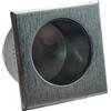Universal Hardware Maniglie per dita con bordo incassato (cromo satinato, 29 mm quadrato)