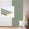 Haak Set di 14 pannelli da parete e soffitto Desiwa in verde pastello, 10,7 x 125 cm