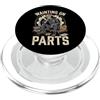 Riparazione Auto Meccanico Auto Tecnico Waiting On Parts Scheletro PopSockets PopGrip per MagSafe