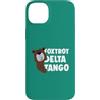 Aharon's Stuff Custodia per iPhone 14 Plus Resistere Orso Con Parole Foxtrot Delta Tango Save Our Parks