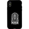 Norse Myth Mimir Memory Lore Rune Custodia per iPhone X/XS Mimir Well Of Memory Guardiano della saggezza delle rune norrene