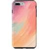 generic Custodia per iPhone 7 Plus/8 Plus Estetica morbida astratta a spirale pastello