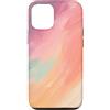generic Custodia per iPhone 12/12 Pro Estetica morbida astratta a spirale pastello