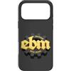 heizfrosch Custodia per iPhone 17 Pro Max Electronic Body Music (EBM) in lettere gialle con ingranaggio