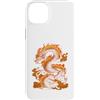 Chinese Zodiac Dragon Mythical Symbol Lu Custodia per iPhone 14 Plus Drago Cinese Mistico Scuro Antico Simbolo Orientale Arte