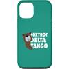 Aharon's Stuff Custodia per iPhone 12/12 Pro Resistere Orso Con Parole Foxtrot Delta Tango Save Our Parks