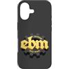 heizfrosch Custodia per iPhone 17 Electronic Body Music (EBM) in lettere gialle con ingranaggio