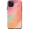 generic Custodia per iPhone 11 Pro Max Estetica morbida astratta a spirale pastello