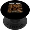 Funny Papa Fisherman Father Day Angler F Take My Money Pesca divertente Amante della pesca Maglietta PopSockets PopGrip Adesivo