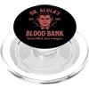 Funny Halloween Sayings & Funny Hallowee La Banca del Sangue del Dr. Acula - Dracula Spooky Vampire Halloween PopSockets PopGrip per MagSafe