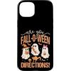 Fall-O-Ween Fun Designs Custodia per iPhone 15 Plus Sei Fall-O-Ween Indicazioni Cute Ghosts