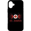St. John's Canada Flag Tees Custodia per iPhone 16 Plus Bandiera del Canada di San Giovanni