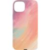 generic Custodia per iPhone 15 Plus Estetica morbida astratta a spirale pastello
