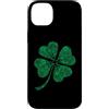 st patricks day shamrock st.-patrick's d Custodia per iPhone 14 Plus San Patrizio trifoglio divertente giorno di San Patrizio Irlanda