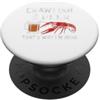 Cajun Crawfish Boil Seafood Festival Gra Gamberi e birra Ecco perché sono qui Divertente aragosta di pesce PopSockets PopGrip Adesivo