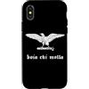 Tee Galore BOIA CHI MOLLA CON AQUILA VINTAGE RETRO Custodia per iPhone X/XS