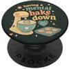 Mental Bakedown Baking Mood Retro cottura umorismo mentale cuocere giù da zero umore PopSockets PopGrip Adesivo