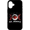 St John's Canada Flag Tees Custodia per iPhone 16 Bandiera del Canada di San Giovanni