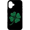 st patricks day shamrock st.-patrick's d Custodia per iPhone 16 San Patrizio trifoglio divertente giorno di San Patrizio Irlanda