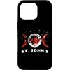 St John's Canada Flag Tees Custodia per iPhone 16 Pro Bandiera del Canada di San Giovanni