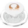 Black Mom African American Afro Women Mo Dope Nero Mamma Afro Capelli Cultura Nera Mamma Afro Americano PopSockets PopGrip per MagSafe