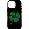 st patricks day shamrock st.-patrick's d Custodia per iPhone 16 Pro San Patrizio trifoglio divertente giorno di San Patrizio Irlanda