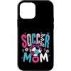 Soccer Mama Fanwear Custodia per iPhone 12 mini Soccer Mom Leopard Plaid, fan della giornata di gioco