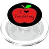SCHOOL TEACHER PRESENTS Amo insegnare insegnante citazione dicendo slogan frase Apple PopSockets PopGrip per MagSafe