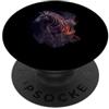 PM-Artistic La mistica zebra colorata una leggenda del selvaggio PopSockets PopGrip Adesivo