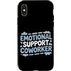Emotional Support Coworker Do Not Pet Gi Custodia per iPhone X/XS Collaboratore di supporto emotivo
