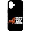 Dachshund Dog Breed Pet Dog Owner Hotdog Custodia per iPhone 16 Le ragazze tedesche sono più lunghe proprietarie di animali domestici amano il bassotto