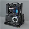 egowz Banco di prova creativo del telaio di montaggio del PC, custodia a telaio aperto, rack per scheda madre del computer fai da te, telaio in alluminio aperto ITX ATX MATX/EATX (MATX)