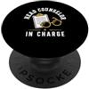 Funny Camp Leader Head Counselor In Char Leadership Funny Camp quote Head Counselor In Charge PopSockets PopGrip Adesivo