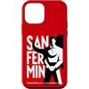 Fiesta Navarra Tees Custodia per iPhone 12 mini San Fermin Red Scarf Pamplona Bull Run Spain Festival