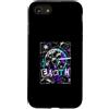 Astronomy Earth Space Planet Science Custodia per iPhone SE (2020) / 7/8 globo terra cosmico universo spazio testo stile