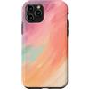generic Custodia per iPhone 11 Pro Estetica morbida astratta a spirale pastello