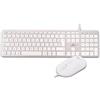 Bluestork Pack Mac - Set Tastiera Mac e Mouse USB-C/USB-A Bianco