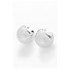Desigual, Orecchini Sfera Argentata, Ottone, Nero, U