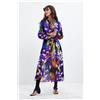 Desigual, Vestito a maniche lunghe m. c. lacroix, Donna, Viscosa, Nero, L