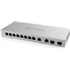 Zyxel XGS1010-12 (12 porte), Switch di rete, Grigio, Argento
