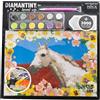 DIAMANTINY 96206, Level Up - Nice Group Creative Art, Diamond Painting Kit crea il mosaico, WILD, Cavallo Bianco, Multicolore