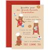Central 23 Carte Anniversaire Grand-Parents Recipe Otter Greeting Grandma Grandpa Mothers Fathers Day Stickers Par