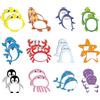 iJiZuo 720 Pezzi Blocchetti Memo Adesivi, Note Adesive dei Cartoni Animati, Mini Note Adesive, Piccoli Regali per Feste di Compleanno a Scuola per Bambini(Motivo Animale Marino)