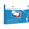Inkuway 66 x 100 mm / 2.6 x 3.9, 50 fogli Buste per plastificazione autosigillanti Dimensioni della carta nominativa per carta nominativa, spessore 10 mil, nessuna macchina per plastificare